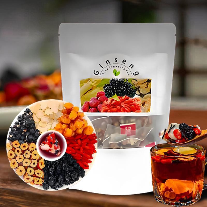 Ginseng Five Treasure Tea Natu - Natural Herbal Wellness ulasan dan harga