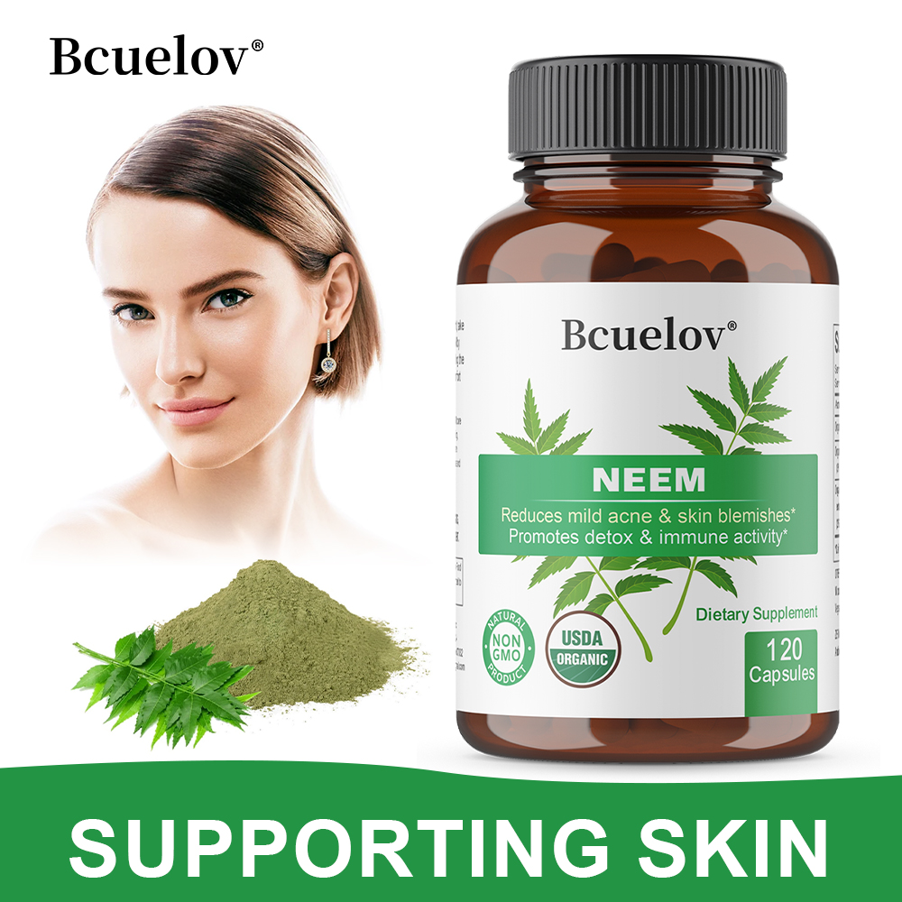 Organic Neem Leaf Capsules, He - Herbal Wellness In ulasan dan harga