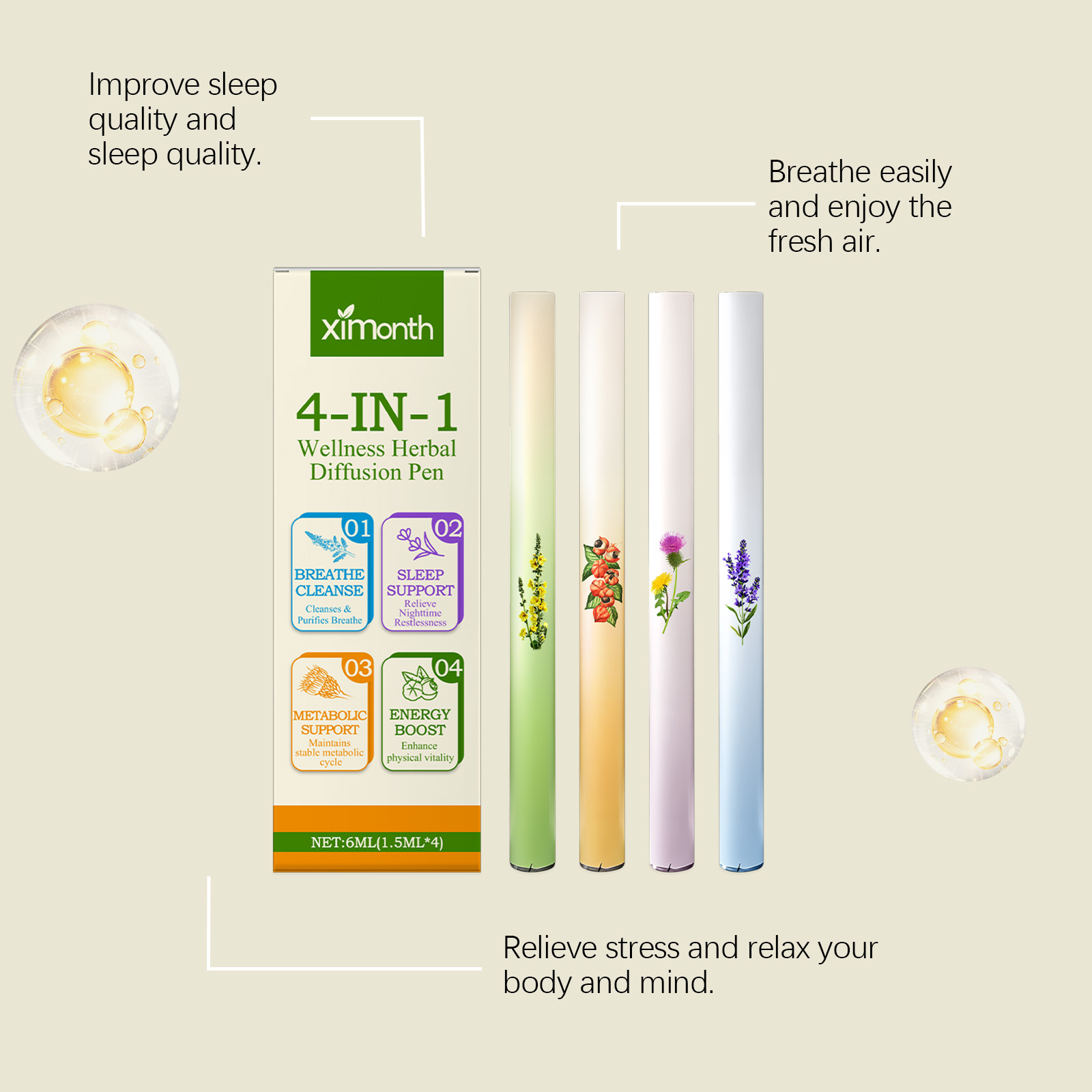 4 In 1 Herbal Energy Combo Sti - Natural Herbal Wellness ulasan dan harga