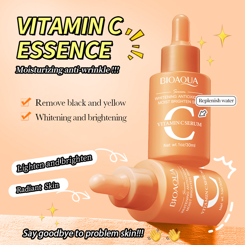 1/3pcs BIOAQUA Vitamin C Retin - The Ordinary Serum Hyaluronic Acid ulasan dan harga