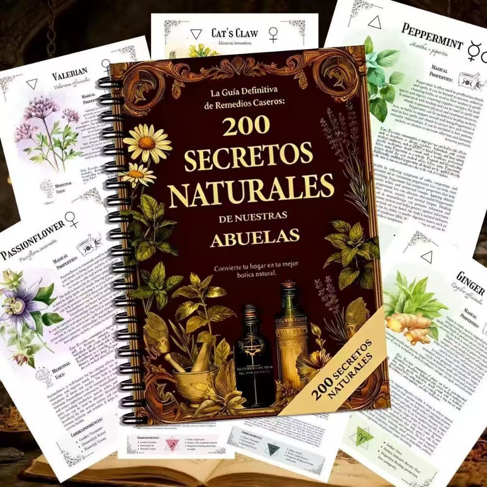 200 Natural Secrets A5 Spanish - Natural Herbal Wellness ulasan dan harga