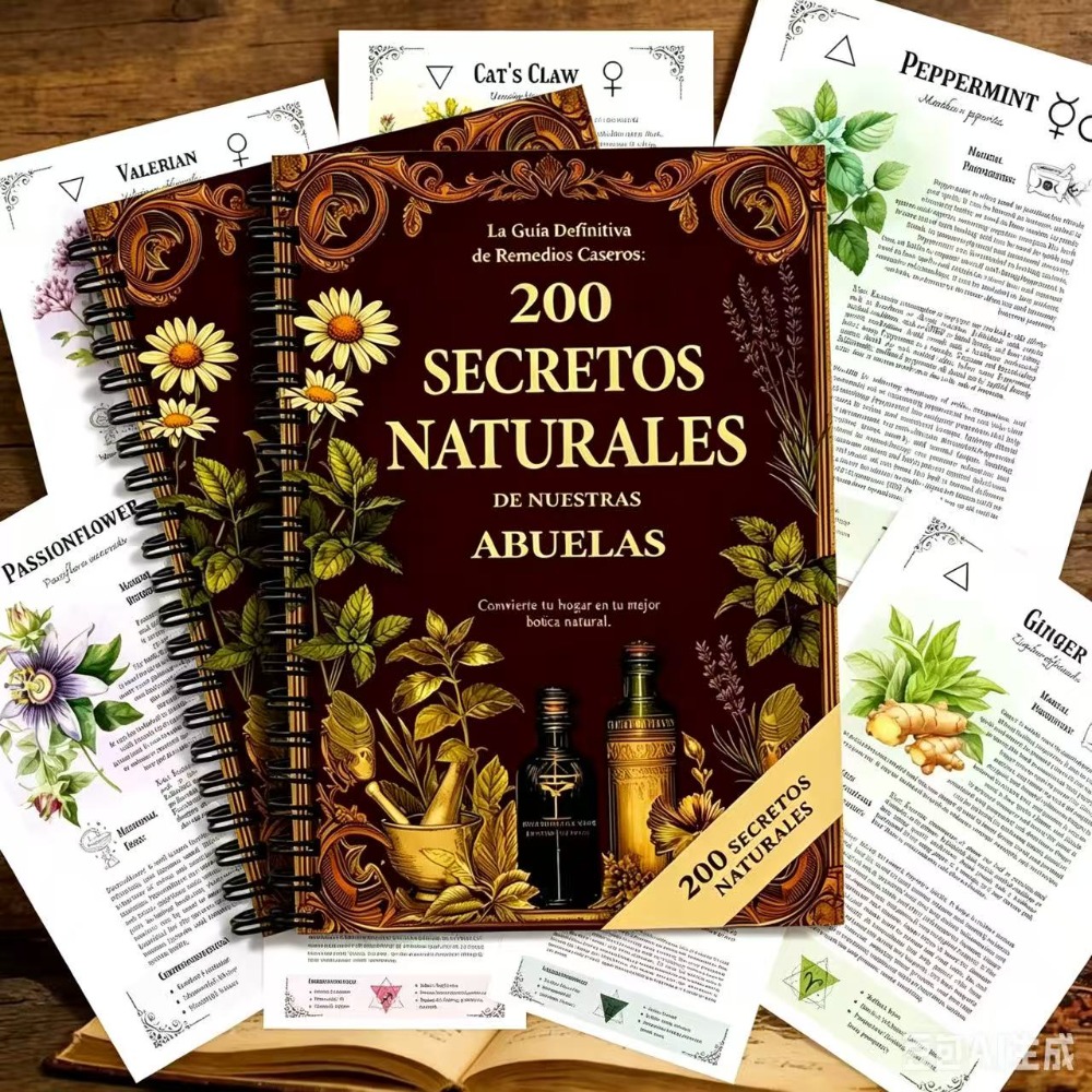 200 Natural Secrets A5 Spanish - Natural Herbal Wellness ulasan dan harga