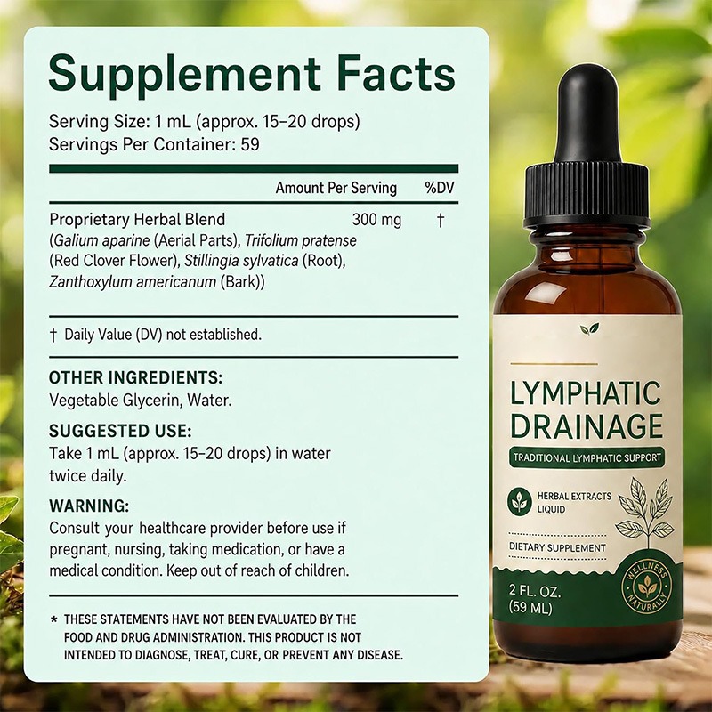 59ml Drenaje Linfatico Natural - Natural Herbal Wellness ulasan dan harga